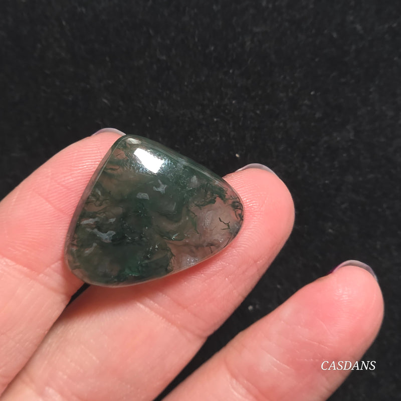 Moss Agate Cabochon