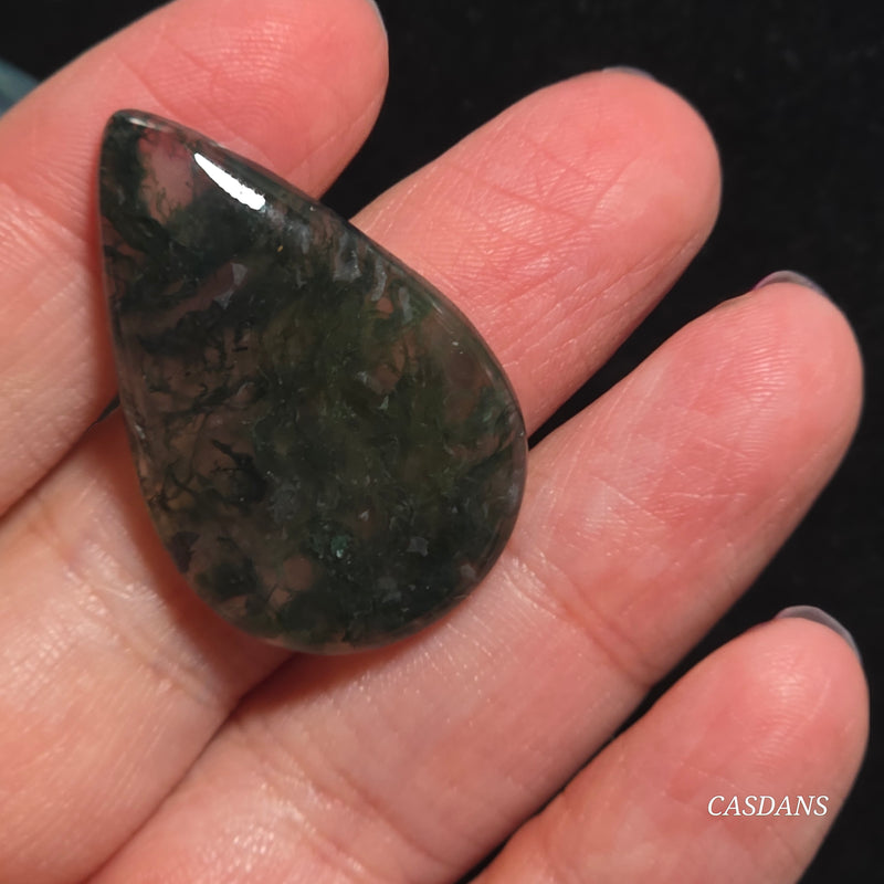 Moss Agate Cabochon