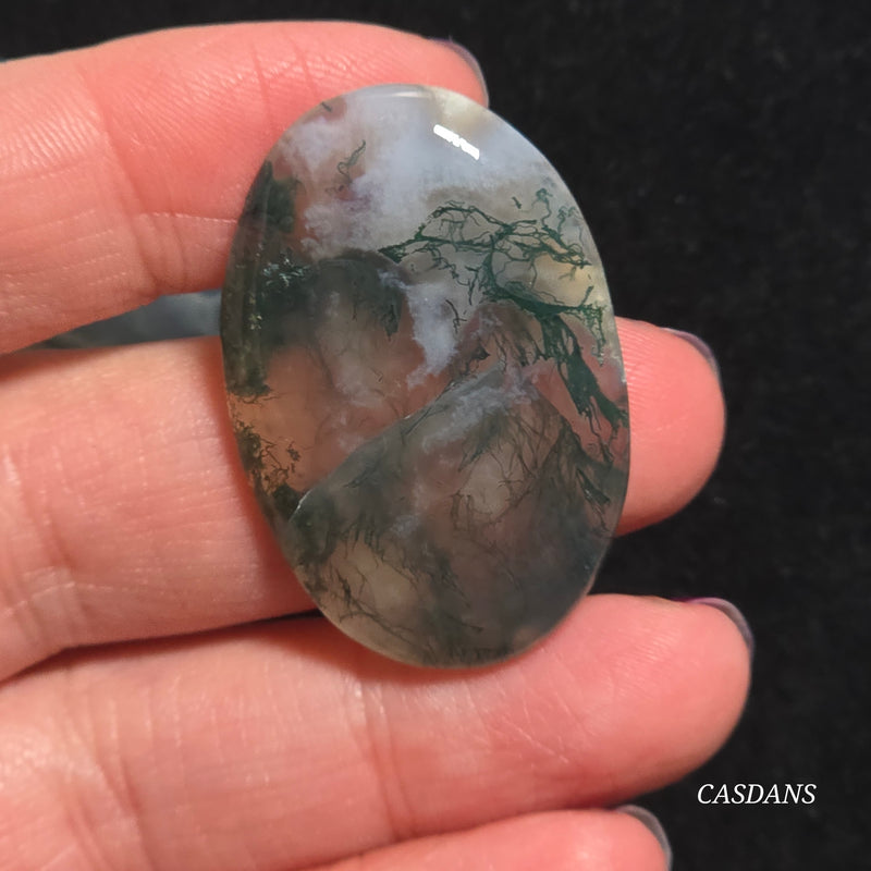 Moss Agate Cabochon