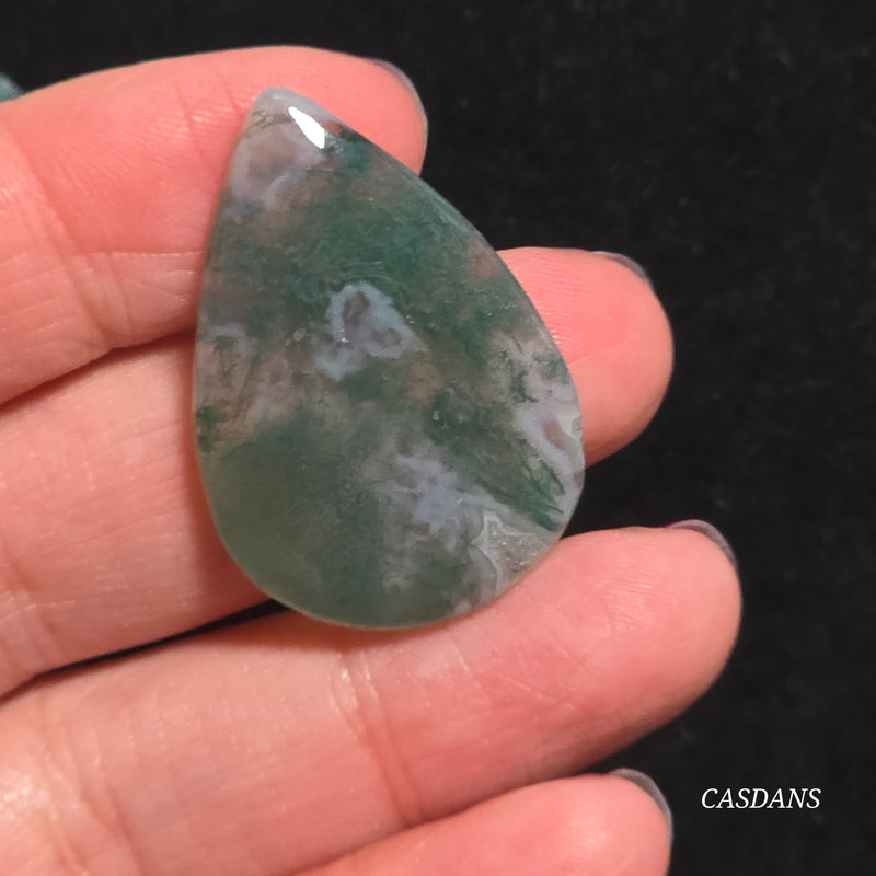 Moss Agate Cabochon