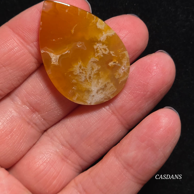 Flower Agate Cabochon