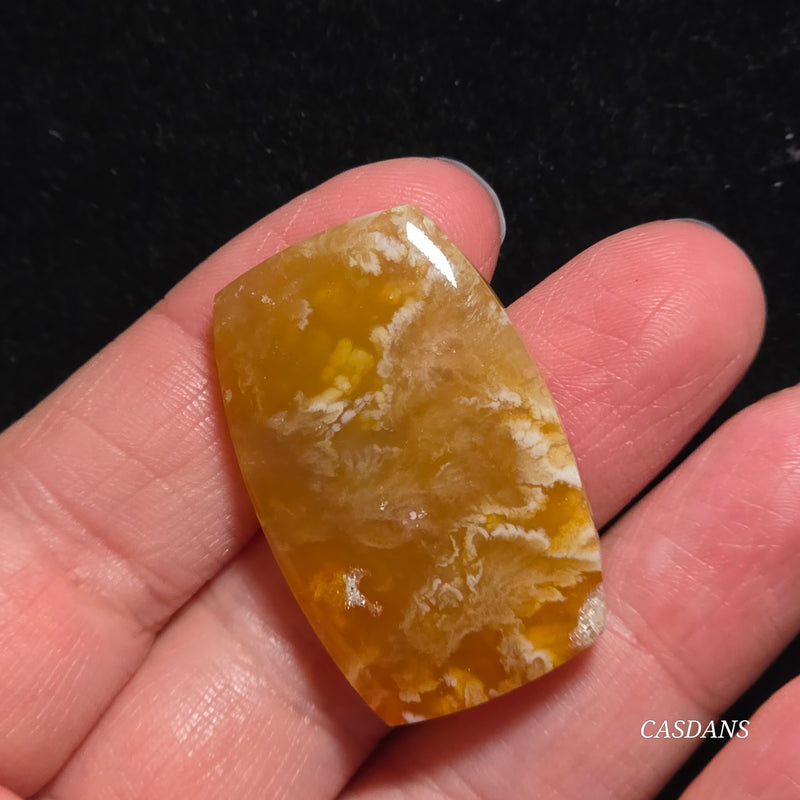 Flower Agate Cabochon