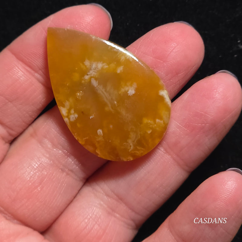 Flower Agate Cabochon