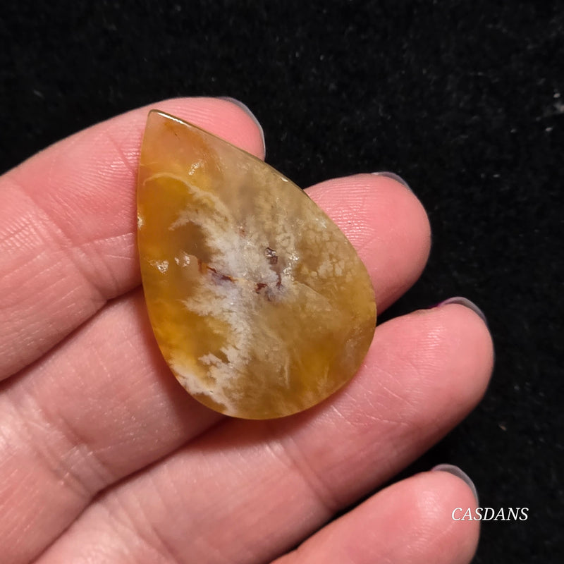 Flower Agate Cabochon