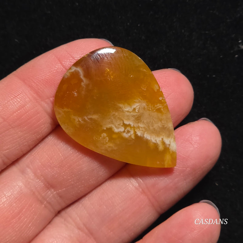 Flower Agate Cabochon