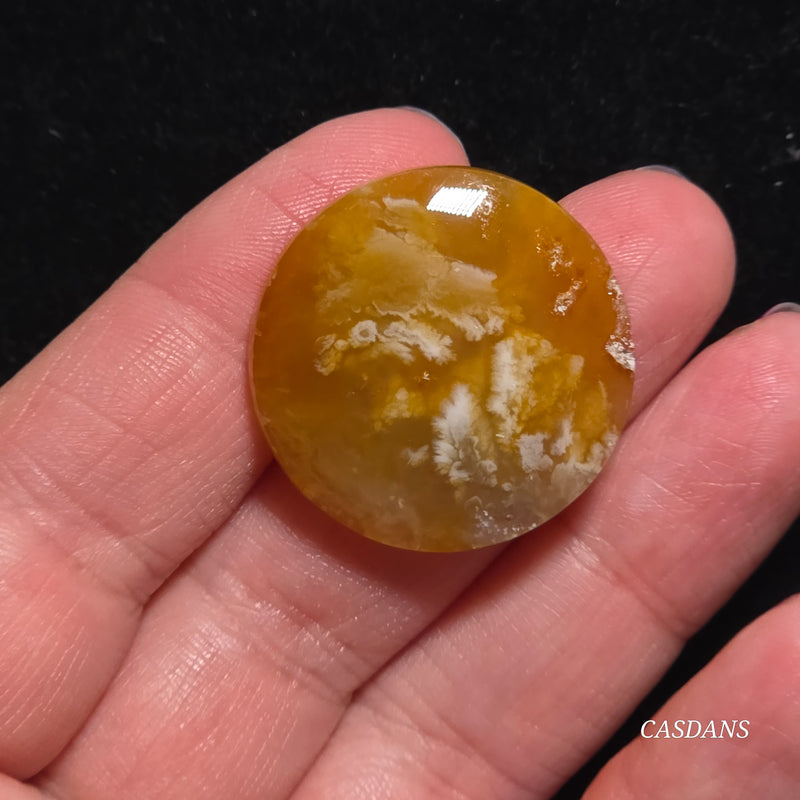 Flower Agate Cabochon
