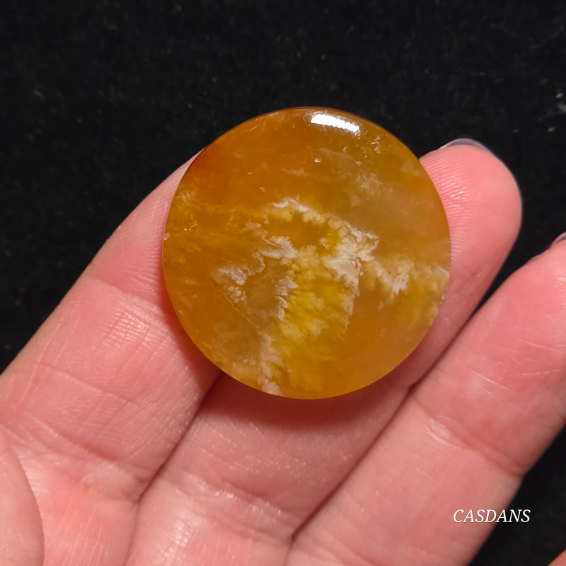 Flower Agate Cabochon