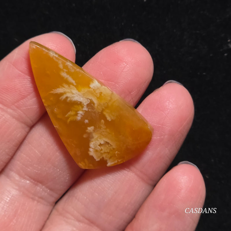 Flower Agate Cabochon