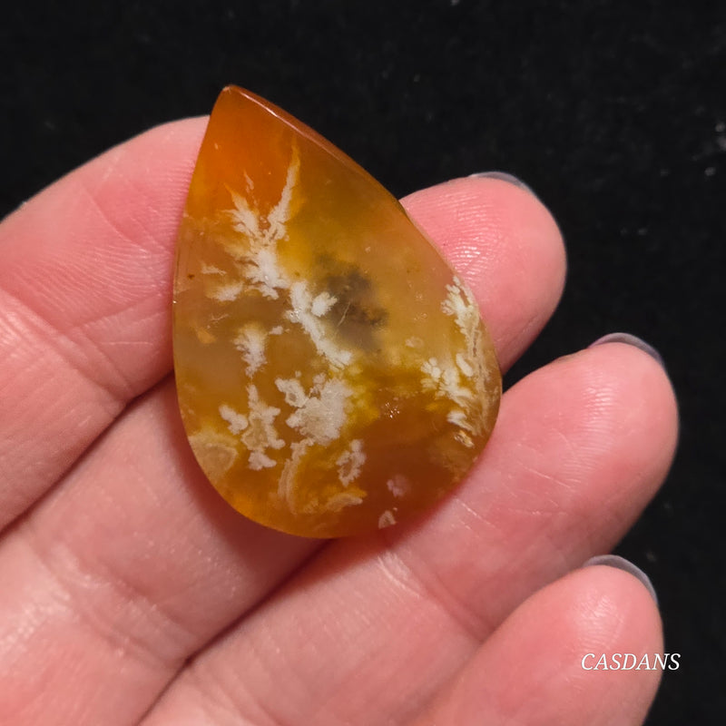 Flower Agate Cabochon