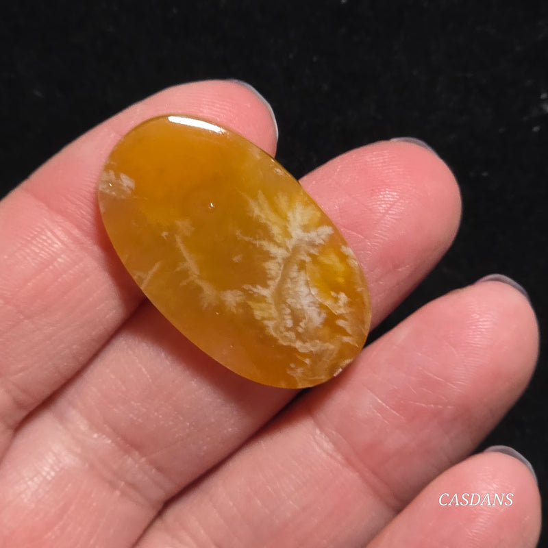 Flower Agate Cabochon