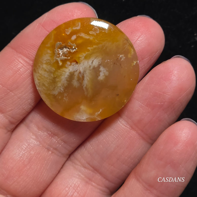 Flower Agate Cabochon