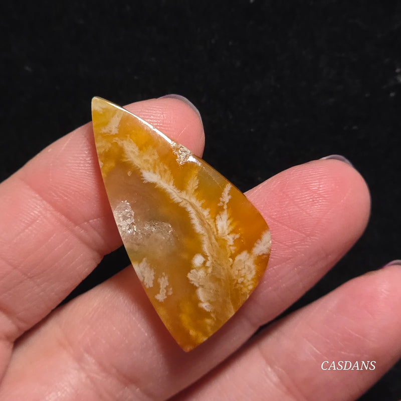 Flower Agate Cabochon