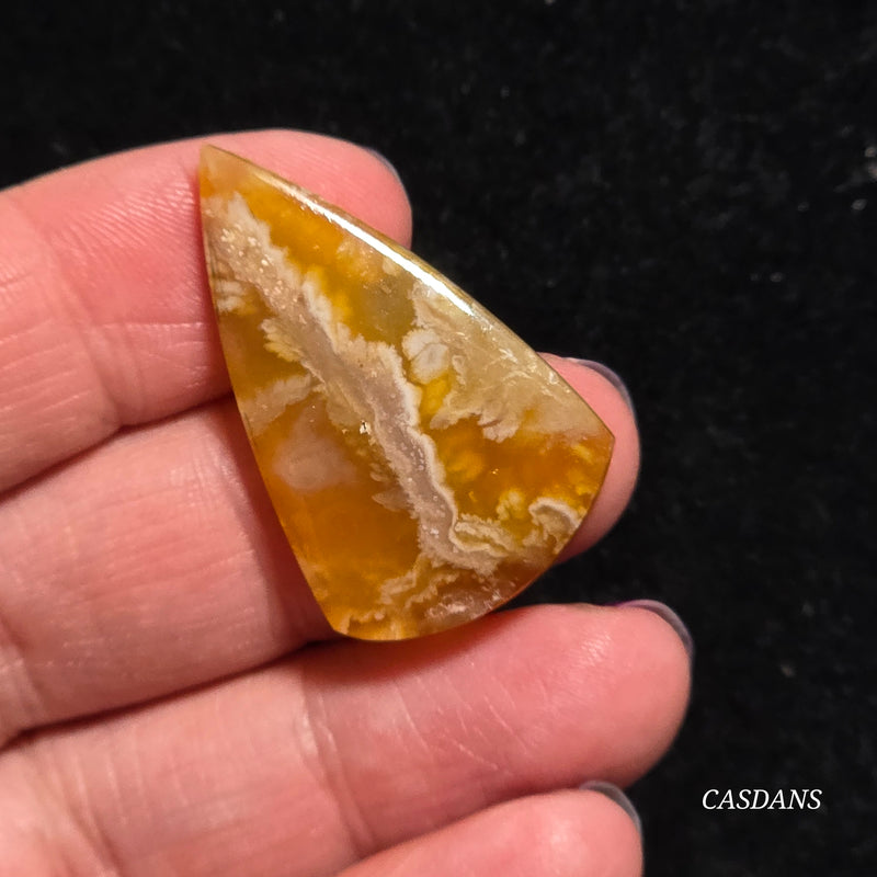 Flower Agate Cabochon