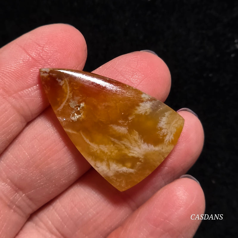 Flower Agate Cabochon