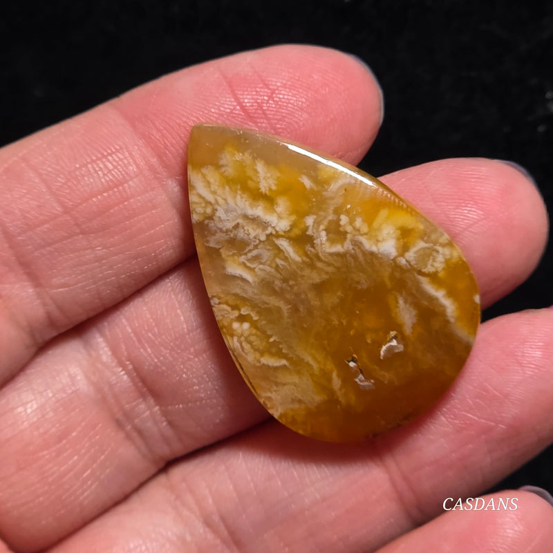 Flower Agate Cabochon