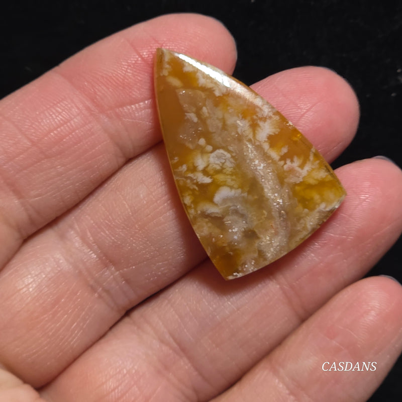 Flower Agate Cabochon
