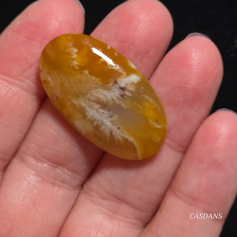 Flower Agate Cabochon
