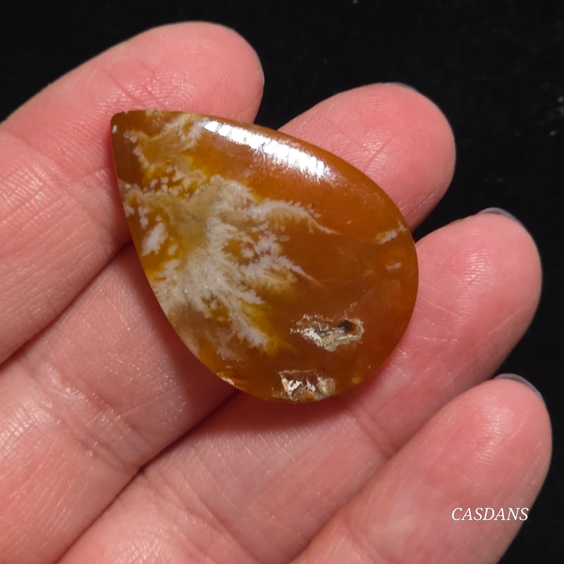 Flower Agate Cabochon