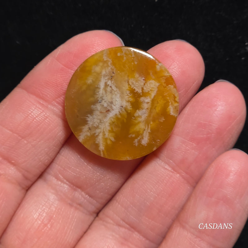 Flower Agate Cabochon