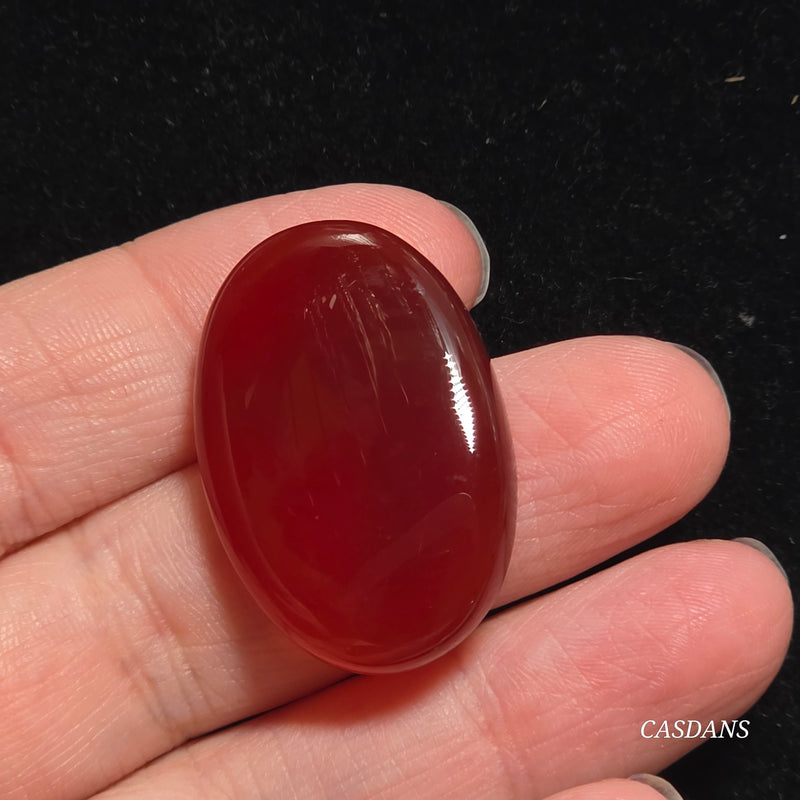 Red Onyx Cabochon