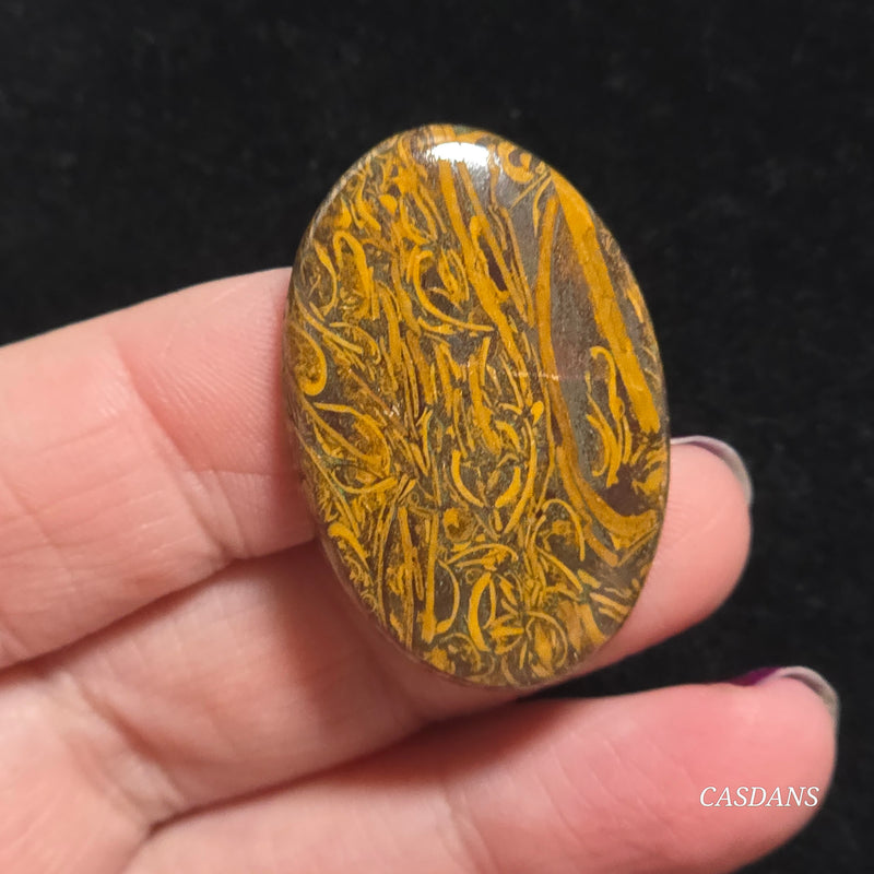 Miriam Stone / Calligraphy Stone Cabochon