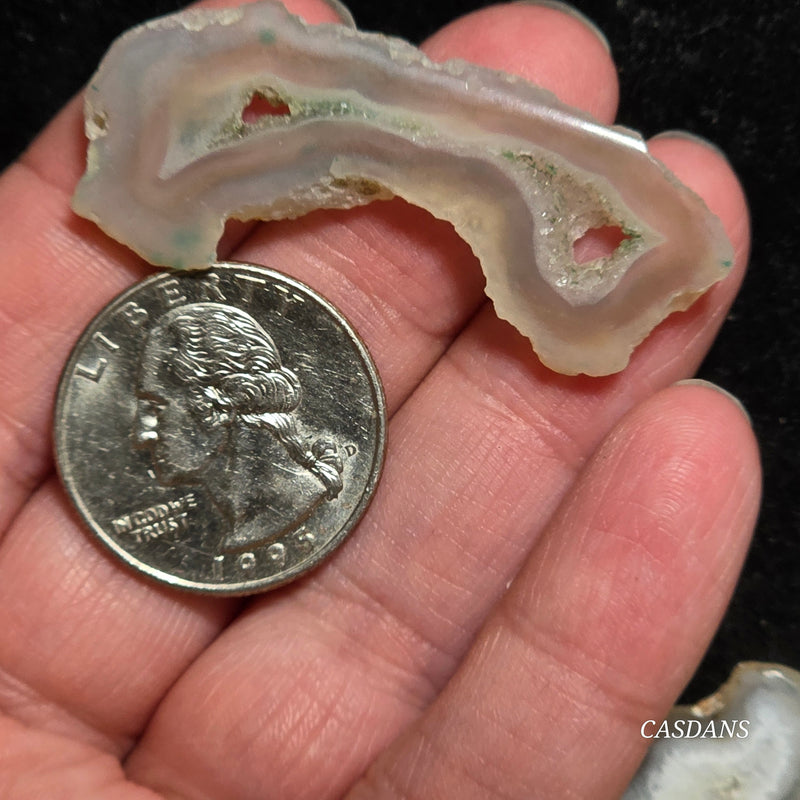 Druzy Agate Slice