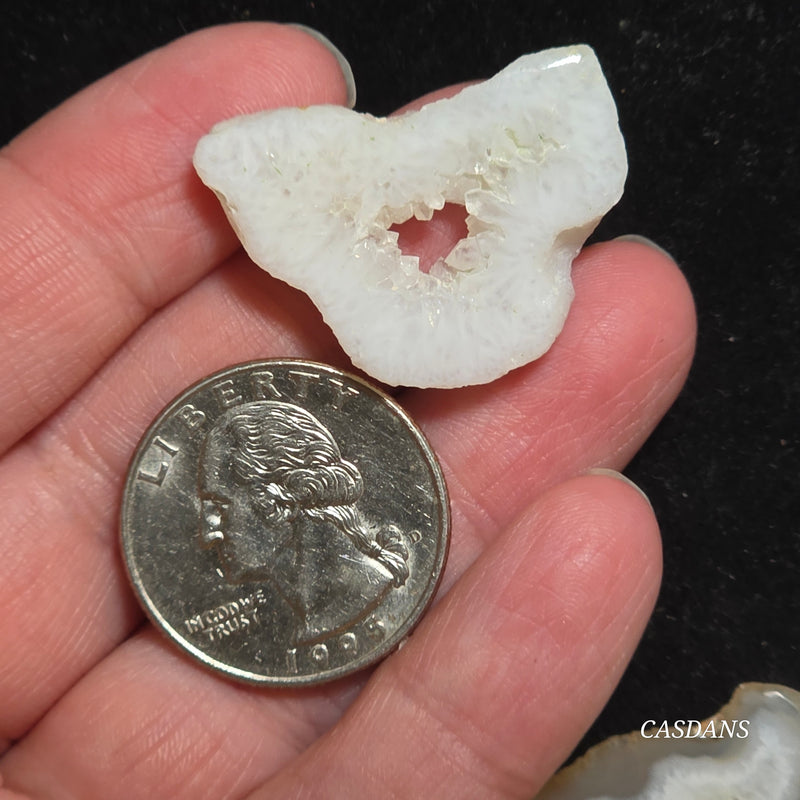 Druzy Agate Slice