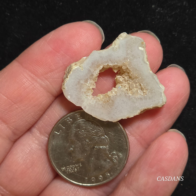 Druzy Agate Slice
