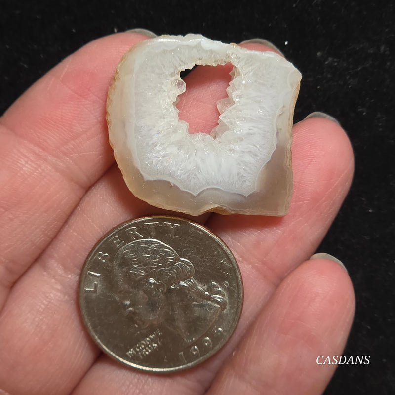 Druzy Agate Slice