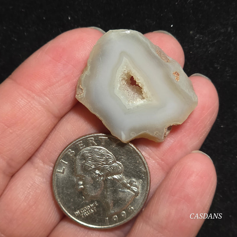 Druzy Agate Slice