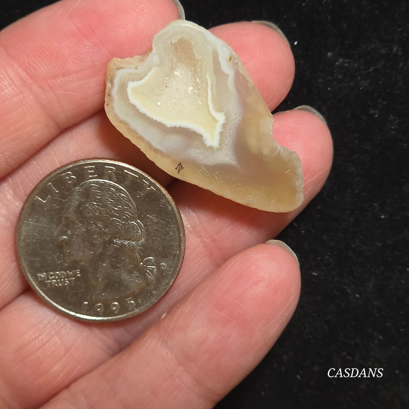 Druzy Agate Slice