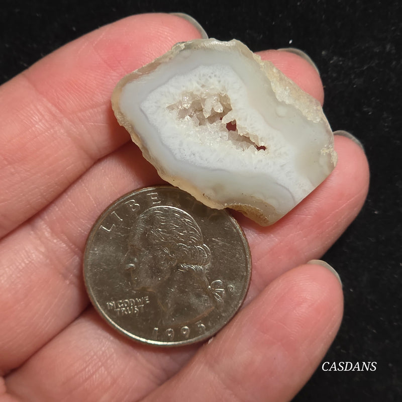 Druzy Agate Slice
