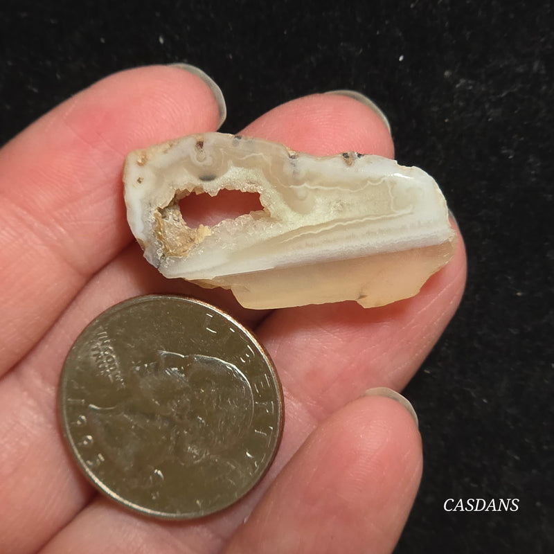 Druzy Agate Slice
