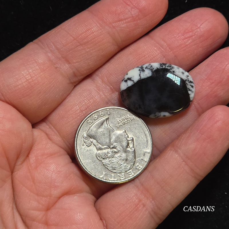 Dendritic Agate Cabochon