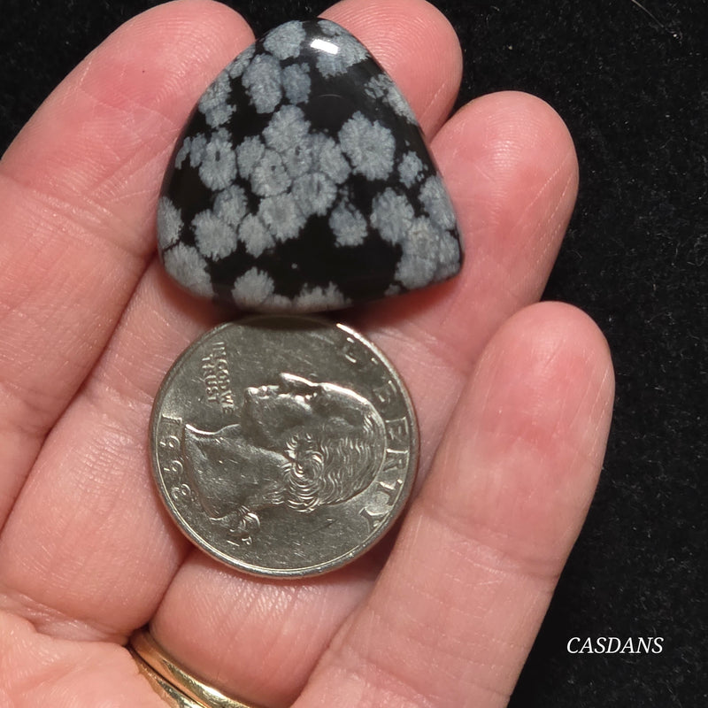 Snowflake Obsidian Cabochon