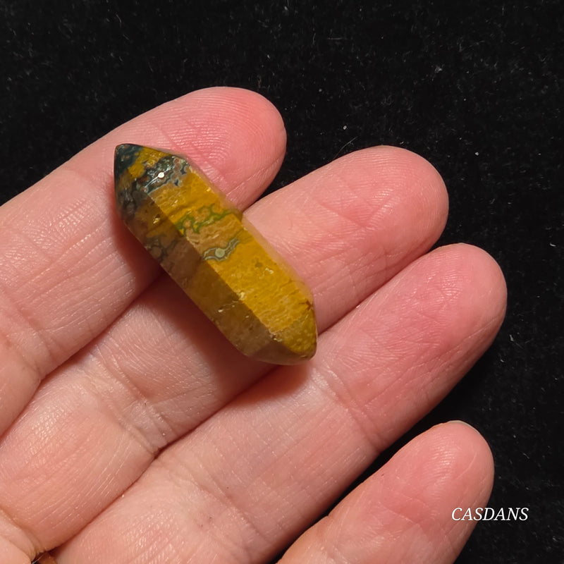 River Jasper Double Terminated Point