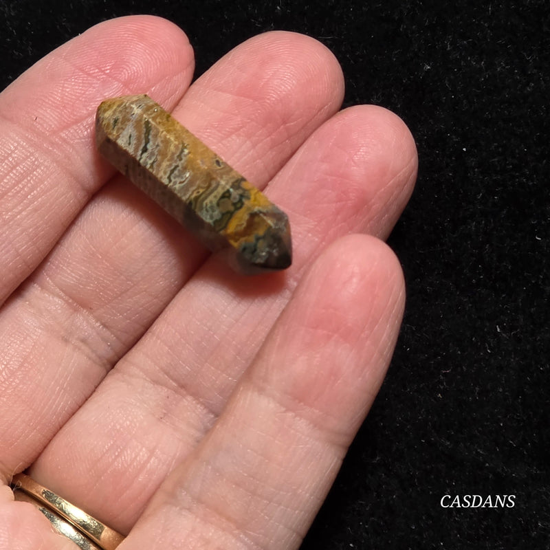 River Jasper Double Terminated Point