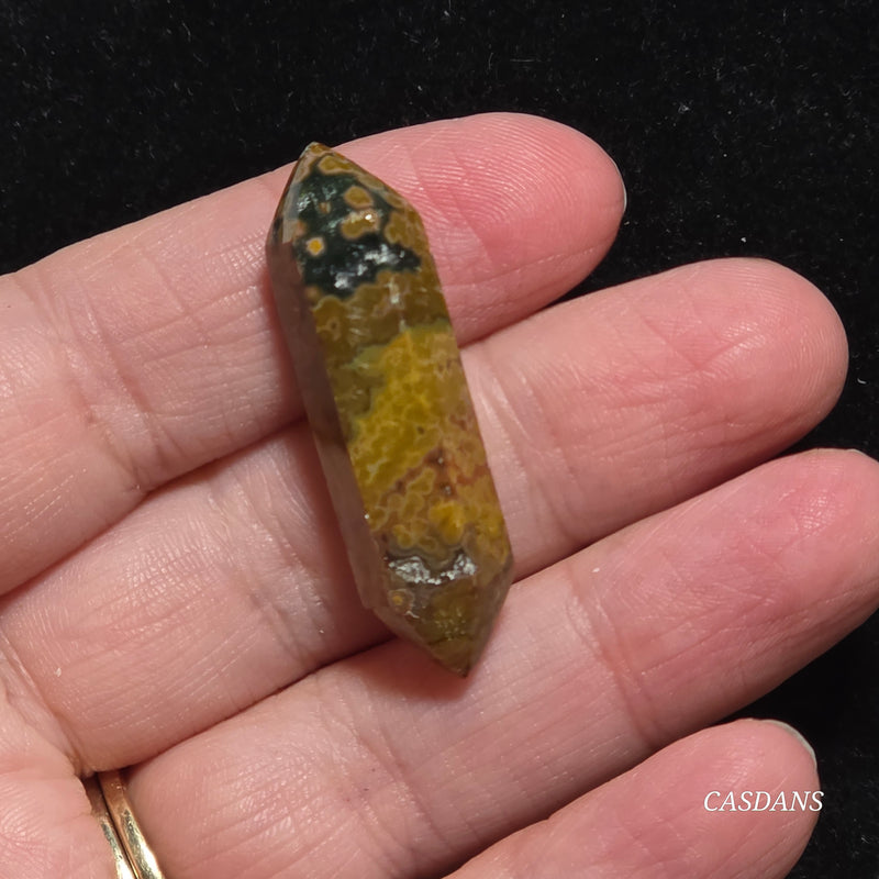 River Jasper Double Terminated Point