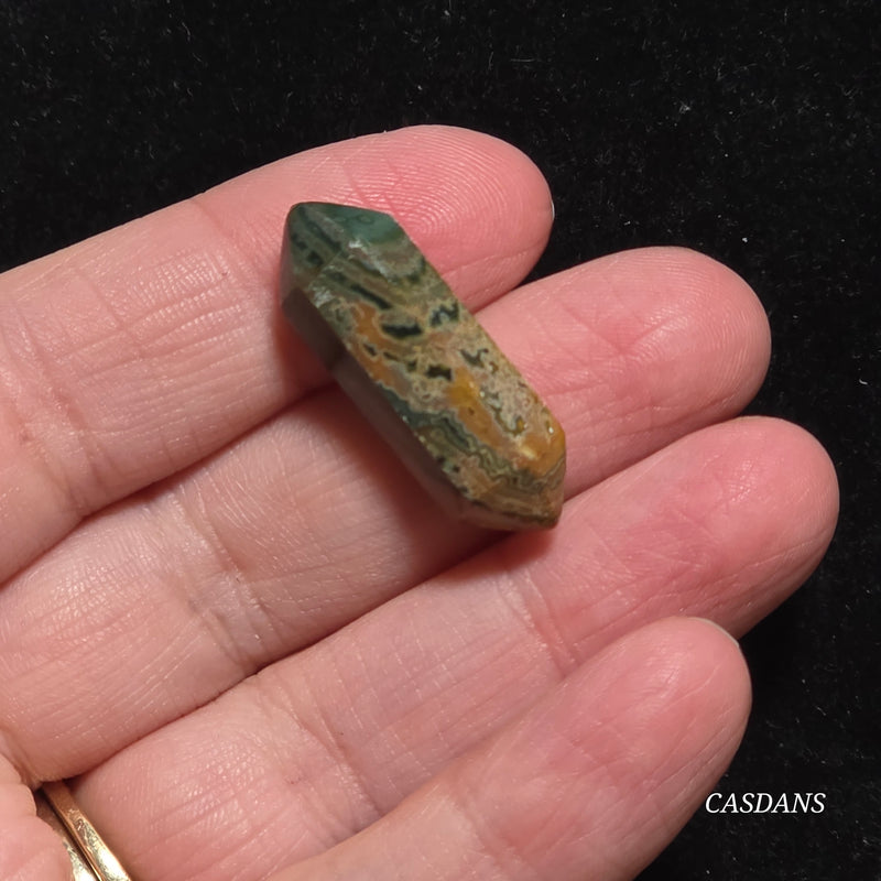 River Jasper Double Terminated Point
