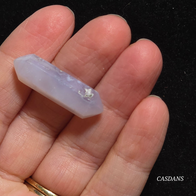 Purple Agate Double Terminated Point