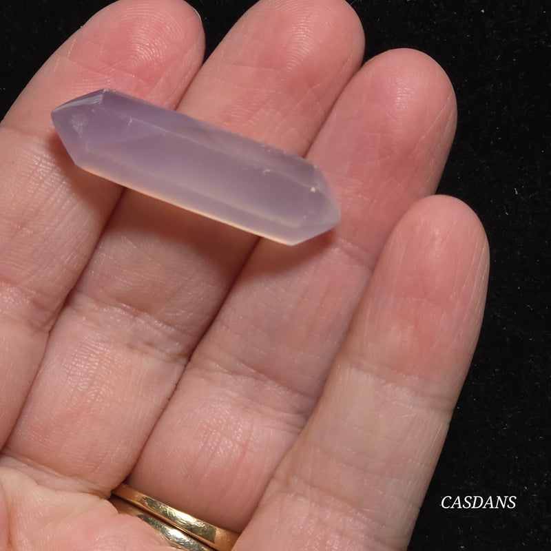 Purple Agate Double Terminated Point