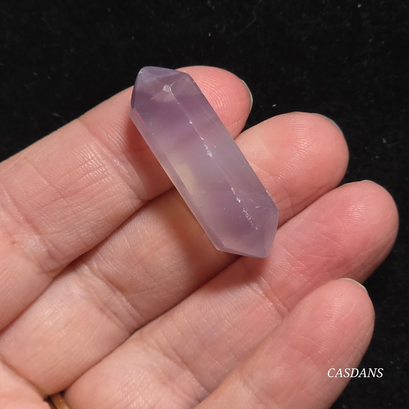 Purple Agate Double Terminated Point