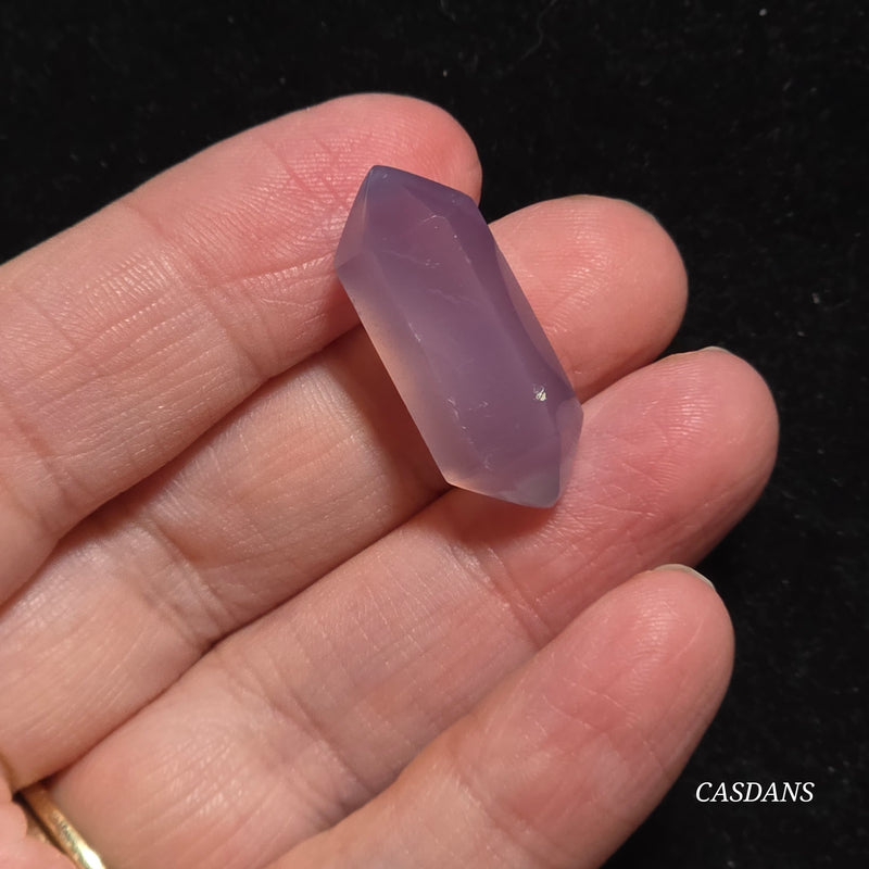 Purple Agate Double Terminated Point