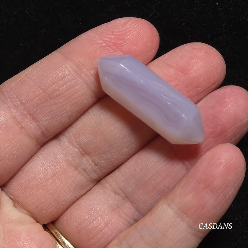 Purple Agate Double Terminated Point