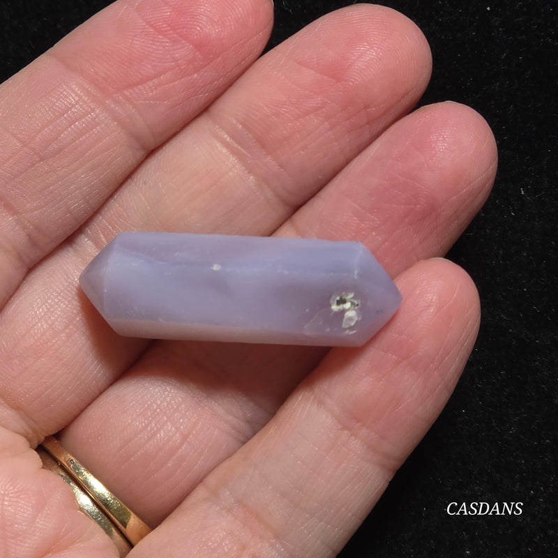 Purple Agate Double Terminated Point