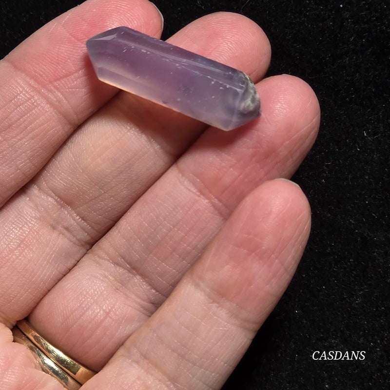 Purple Agate Double Terminated Point