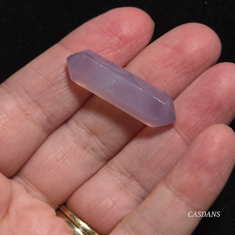 Purple Agate Double Terminated Point