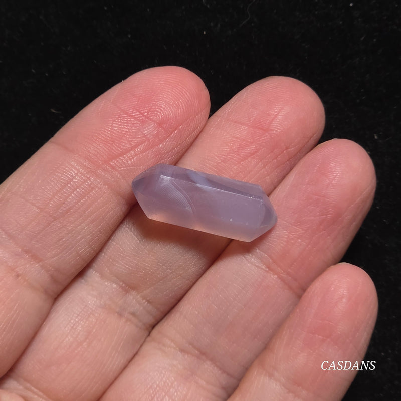 Purple Agate Double Terminated Point
