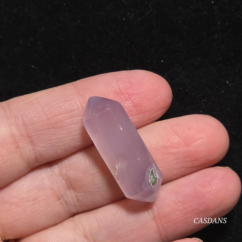 Purple Agate Double Terminated Point