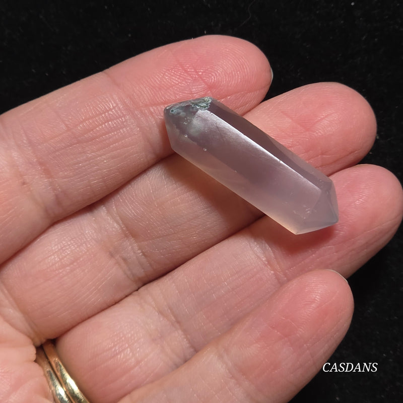 Purple Agate Double Terminated Point